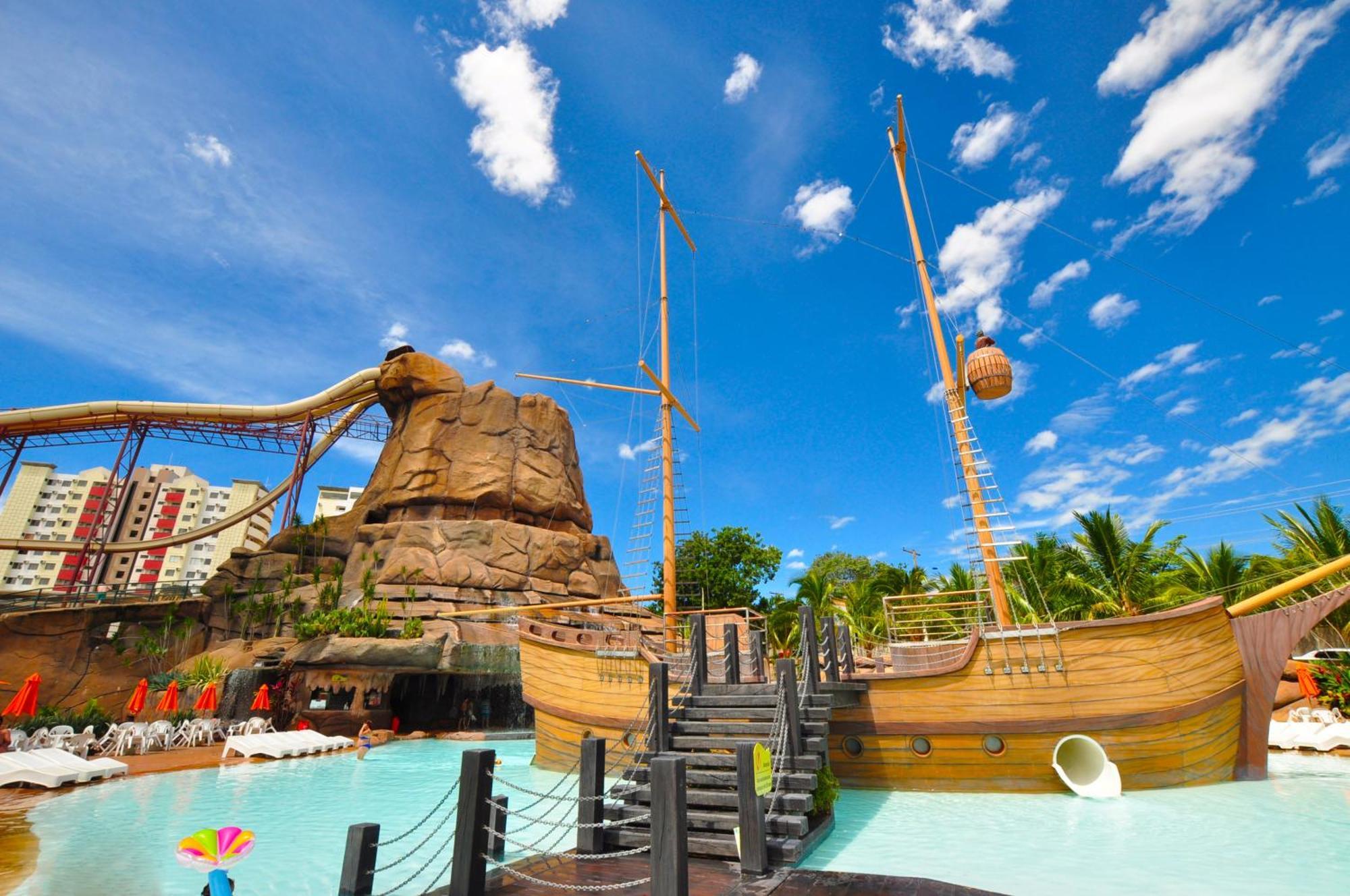 Spazzio Diroma Com Acesso Ao Acqua Park, Splash E Slide Caldas Novas Extérieur photo