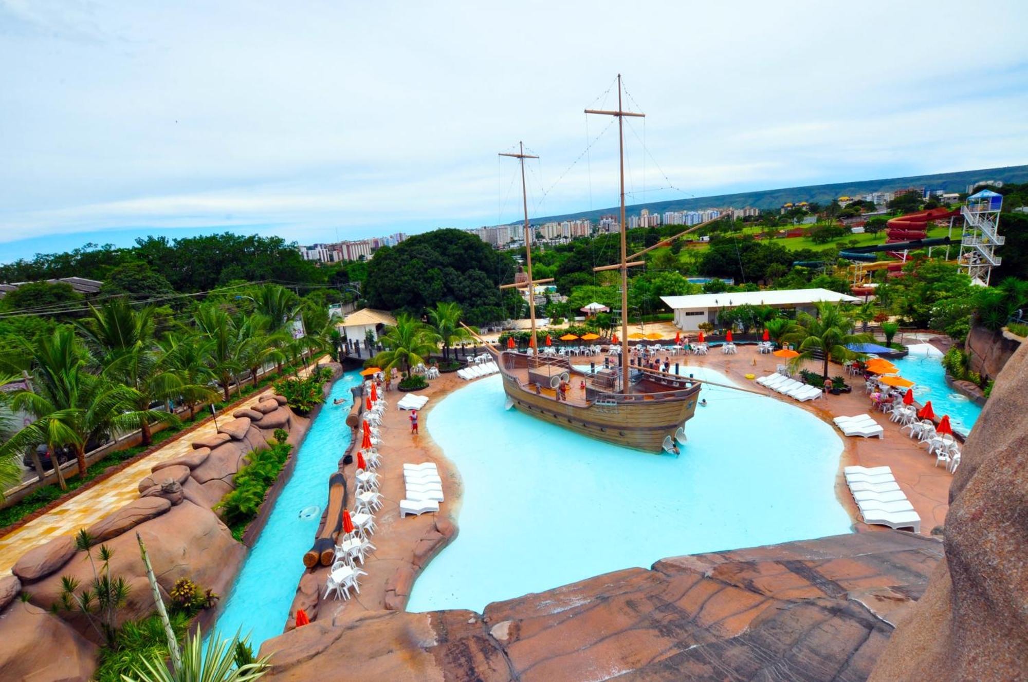 Spazzio Diroma Com Acesso Ao Acqua Park, Splash E Slide Caldas Novas Extérieur photo