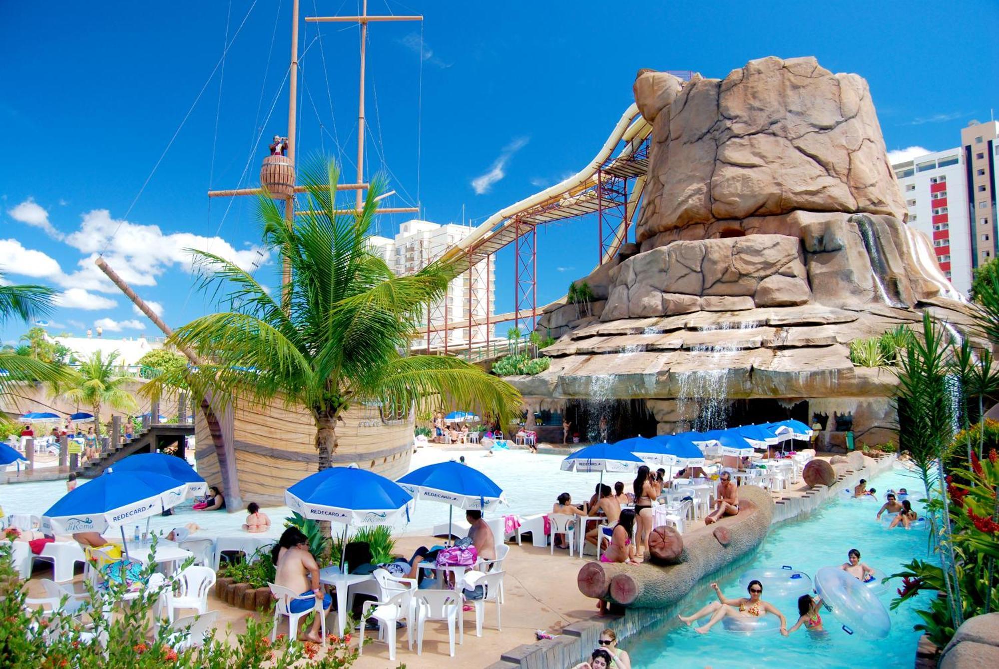 Spazzio Diroma Com Acesso Ao Acqua Park, Splash E Slide Caldas Novas Extérieur photo