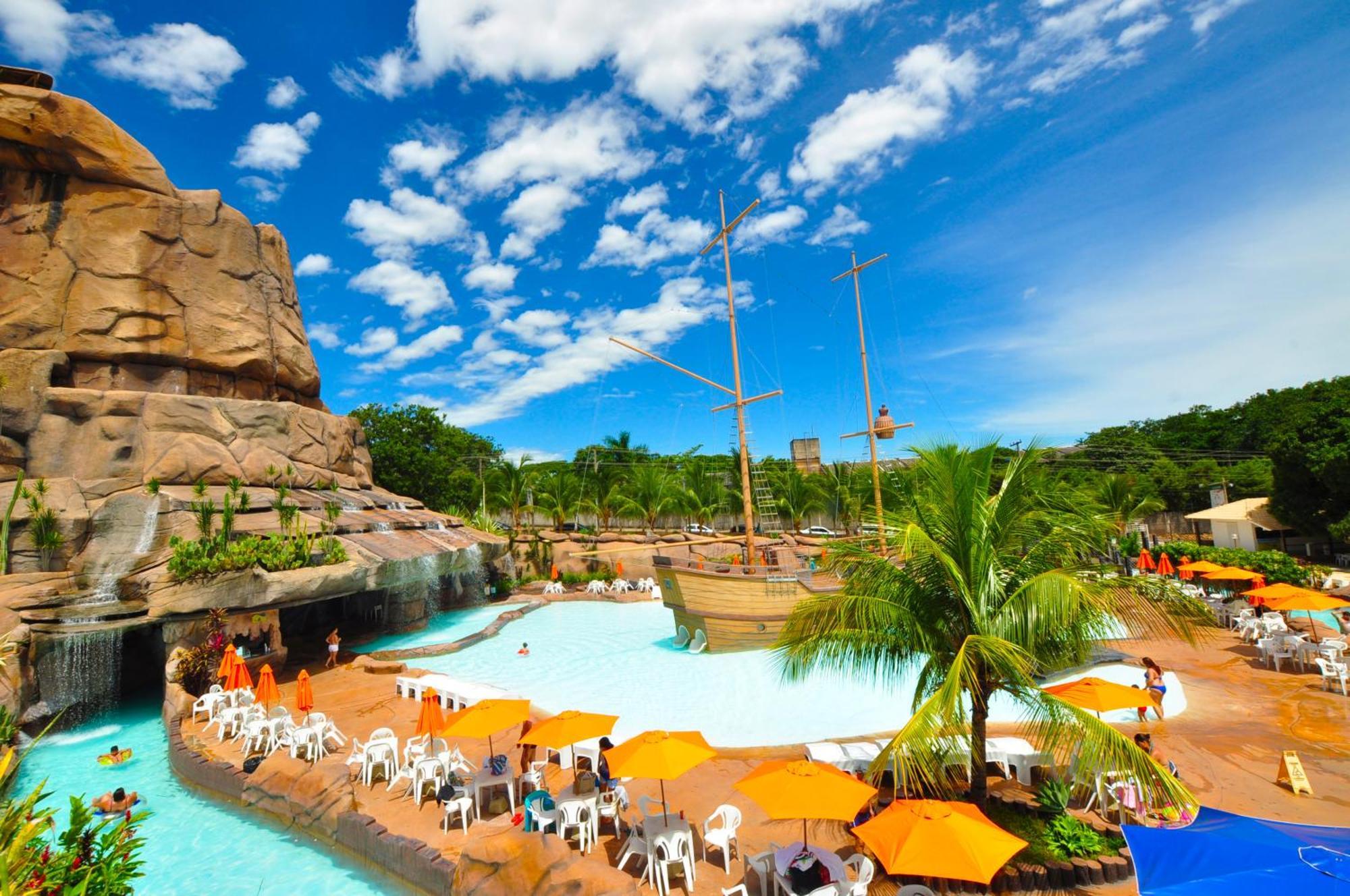 Spazzio Diroma Com Acesso Ao Acqua Park, Splash E Slide Caldas Novas Extérieur photo
